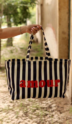 Bolso “Amour Stripes”