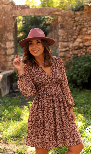 Vestido “Castaña de Otoño”