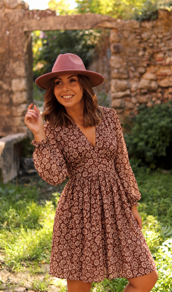 Vestido “Castaña de Otoño”