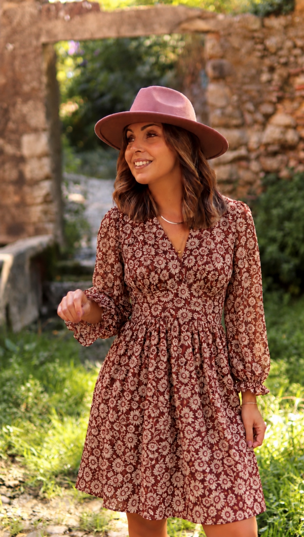 Vestido “Castaña de Otoño”