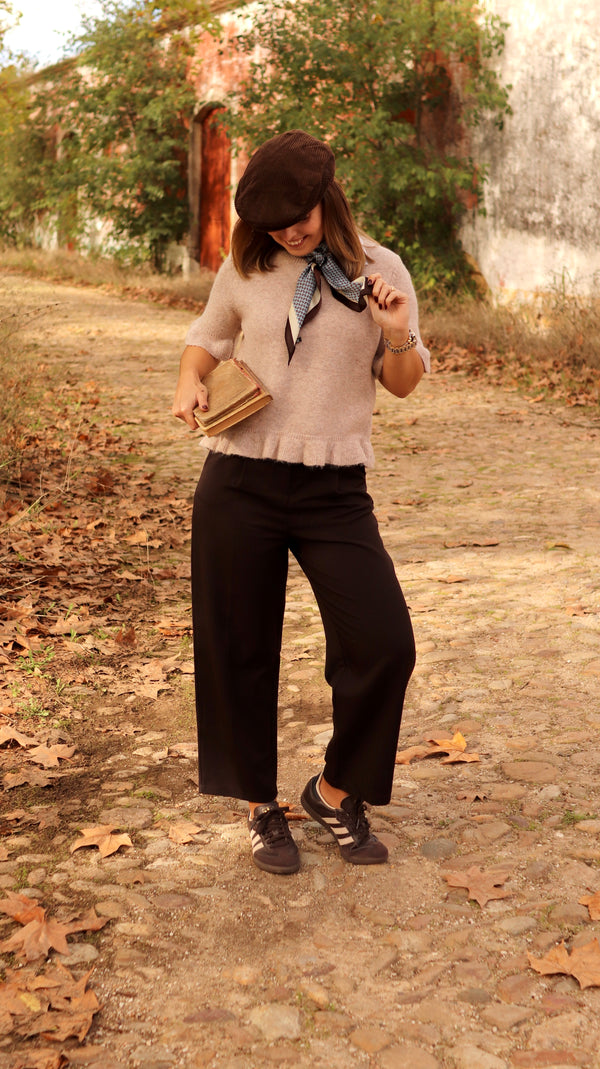 Camisola de manga curta