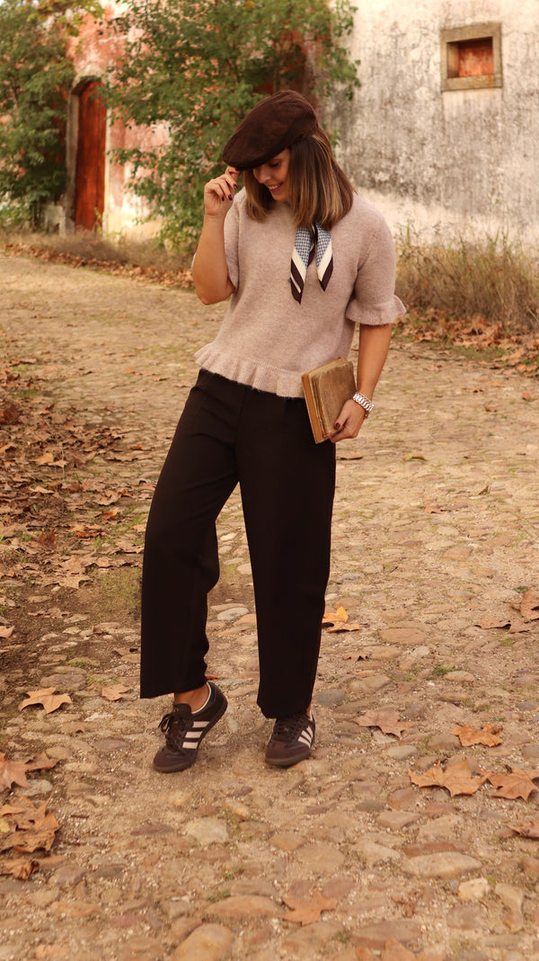 Camisola de manga curta