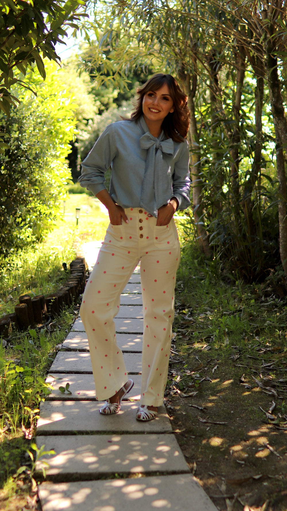 Calças "Brisa Marinha - rosa"