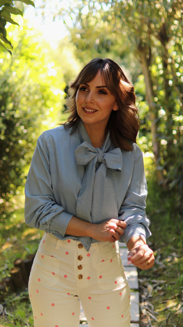 Camiseta "Blue Anne"