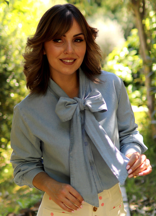 Camiseta "Blue Anne"