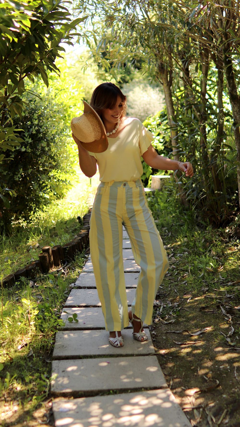 Calças "Sunny Stripes"