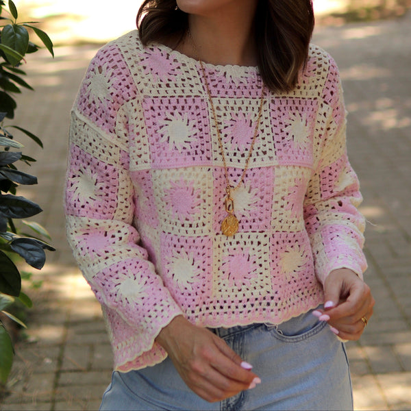 Camiseta "Candy Crochet"