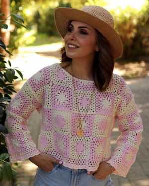 Camiseta "Candy Crochet"