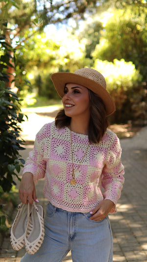 Camiseta "Candy Crochet"