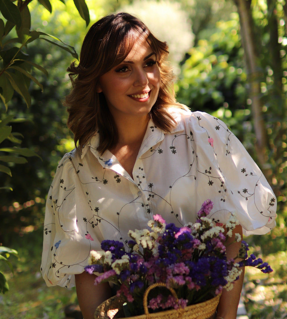 Blusa" Jardim Delicado"