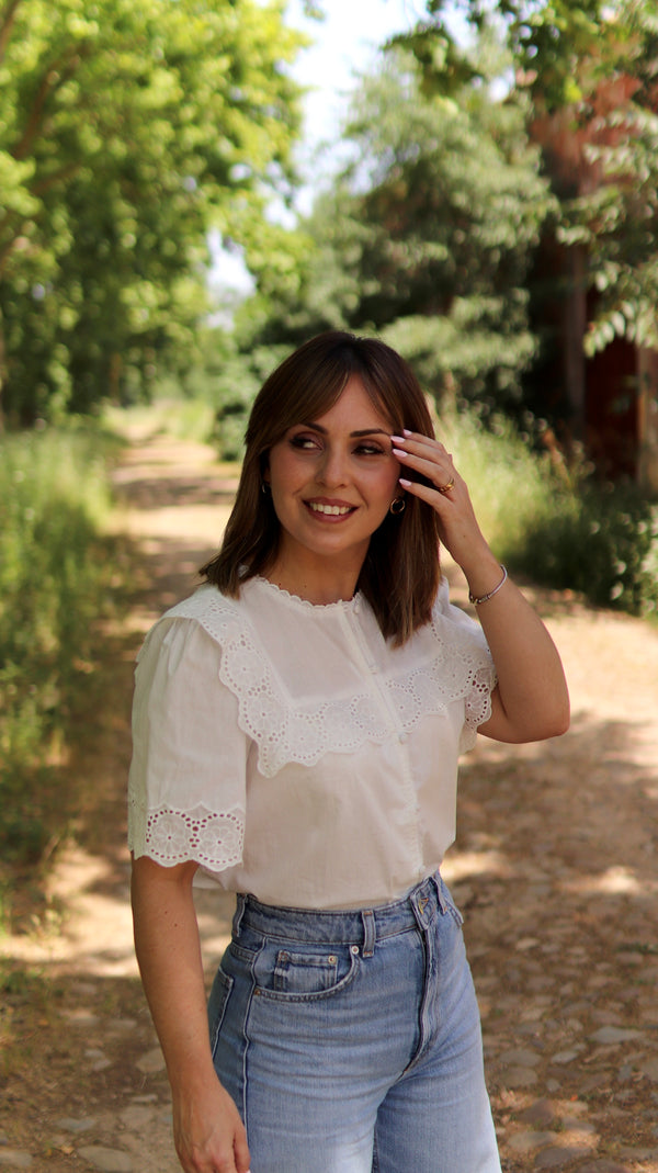 Blusa “Flor de Algodão”
