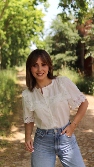Blusa “Flor de Algodão”