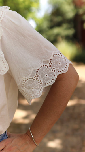 Blusa “Flor de Algodão”