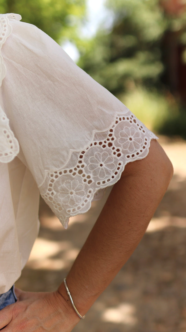 Blusa “Flor de Algodão”