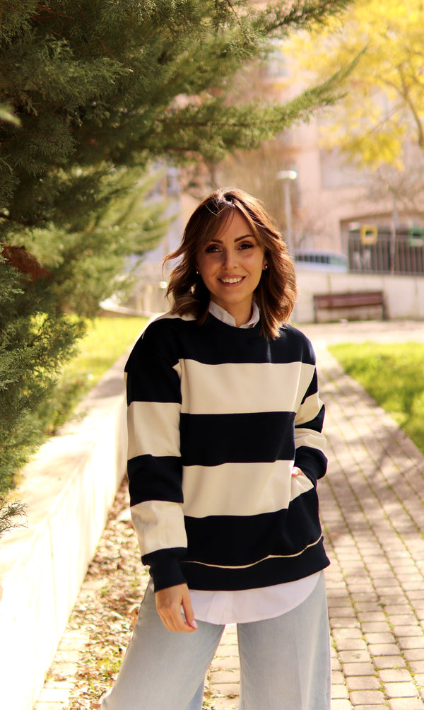 Suéter "Riviera Stripes"