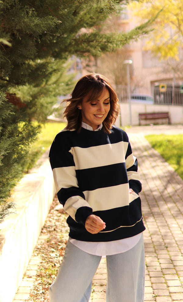 Suéter "Riviera Stripes"