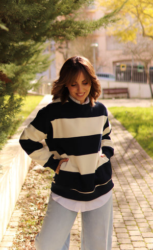 Suéter "Riviera Stripes"