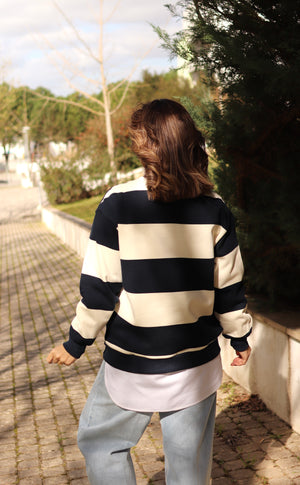 Suéter "Riviera Stripes"
