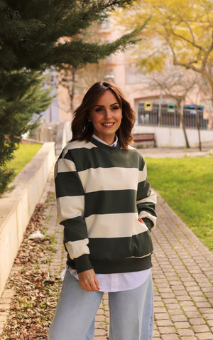 Suéter "Riviera Stripes"