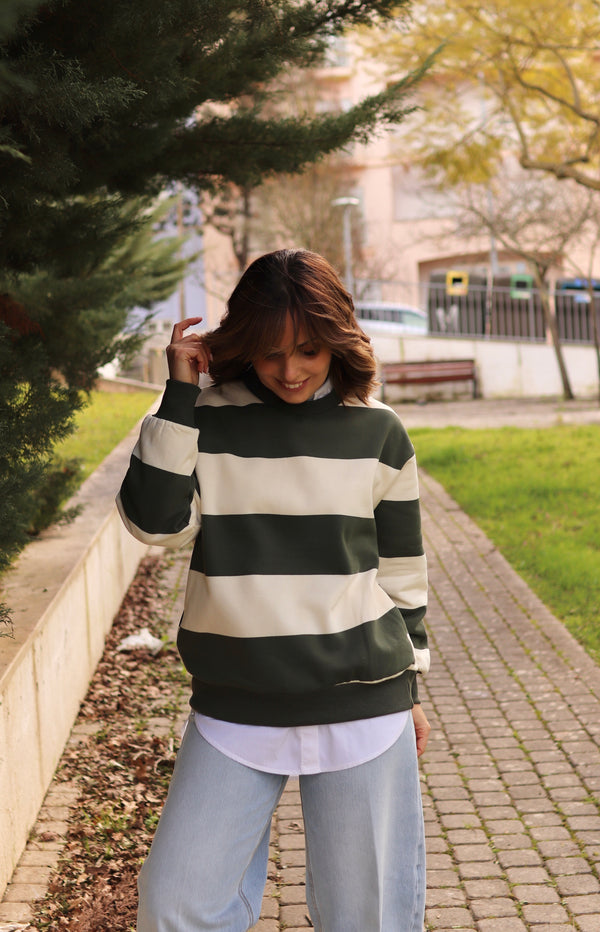 Suéter "Riviera Stripes"