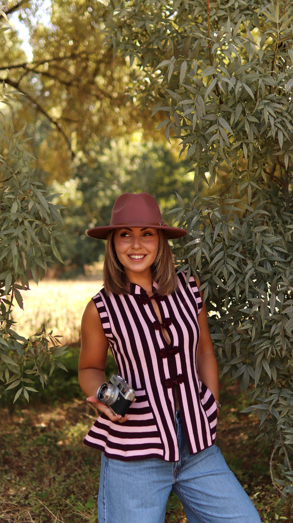 Colete “Peplum Bowie”