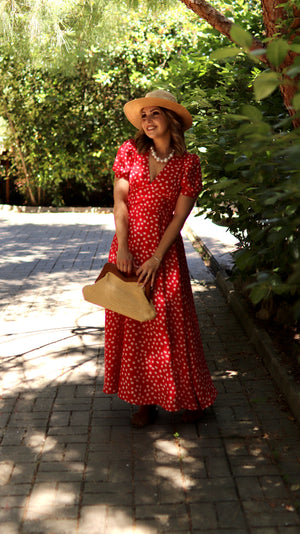 Vestido “Margarida Vermelha”