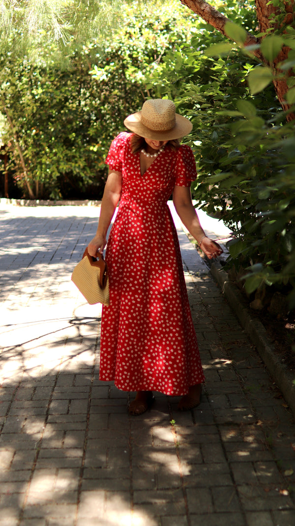 Vestido “Margarida Vermelha”