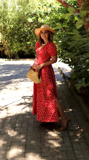 Vestido “Margarida Vermelha”