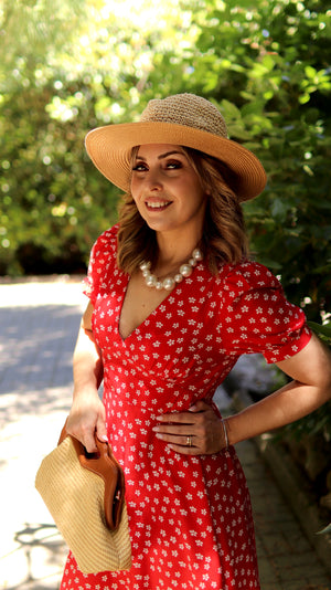 Vestido “Margarida Vermelha”