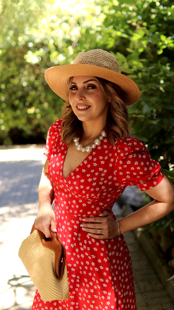 Vestido “Margarida Vermelha”