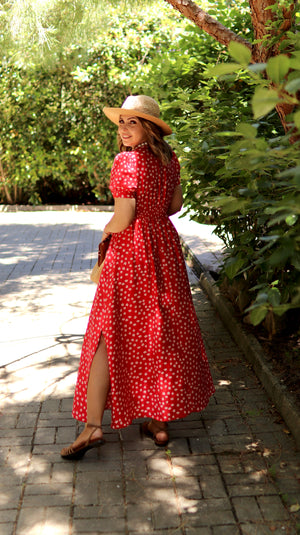 Vestido “Margarida Vermelha”