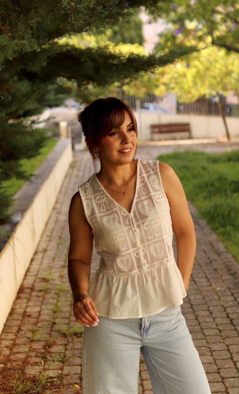Blusa “Coração de Renda”