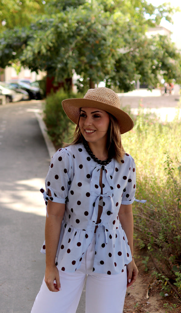 Blusa “Laço de Canela”