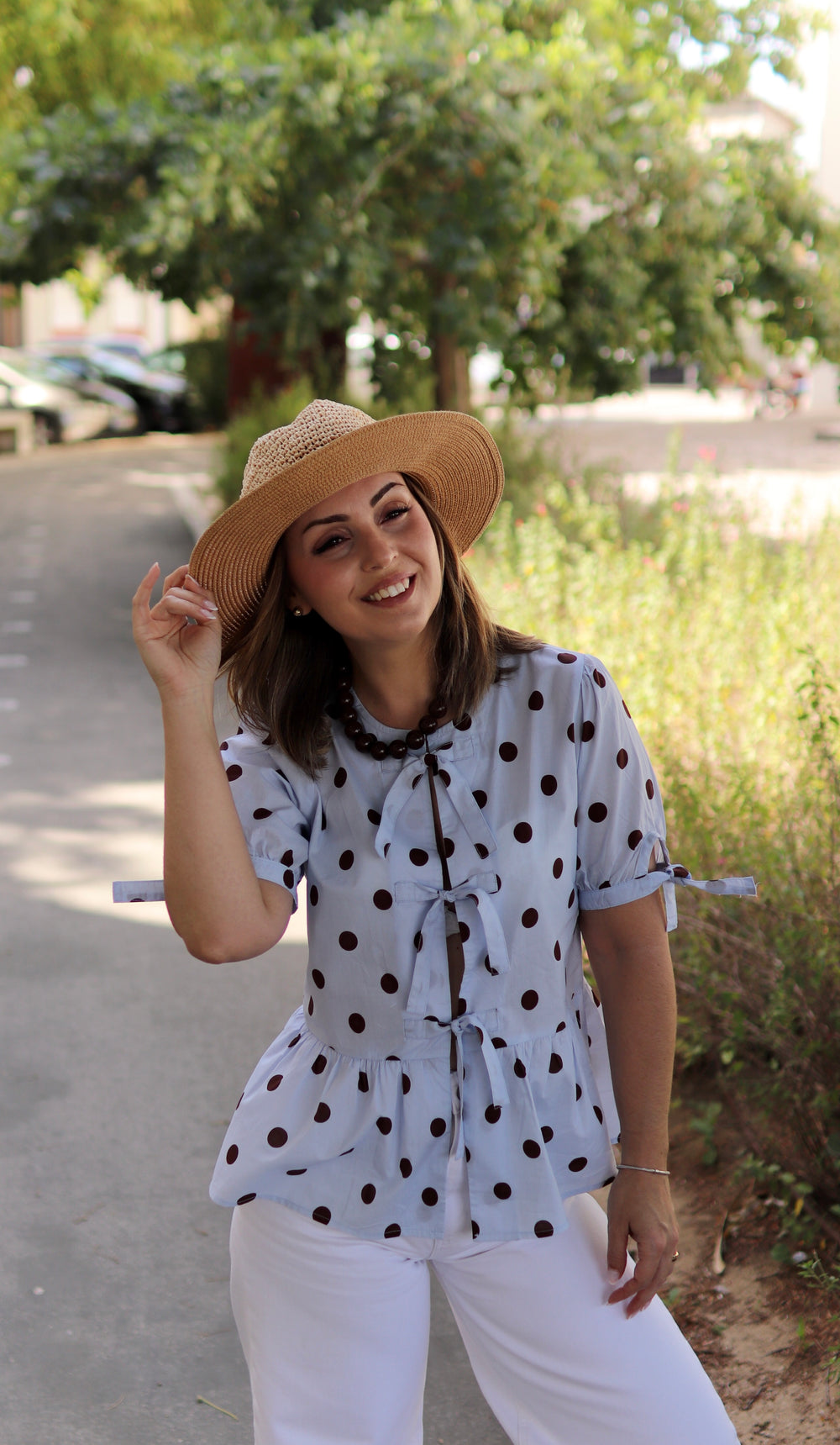 Blusa “Laço de Canela”