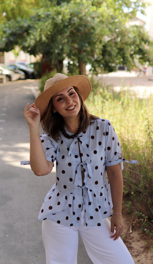 Blusa “Laço de Canela”
