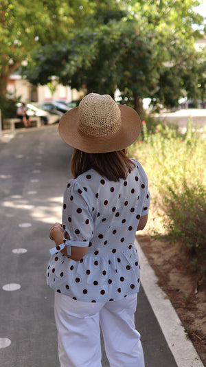 Blusa “Laço de Canela”