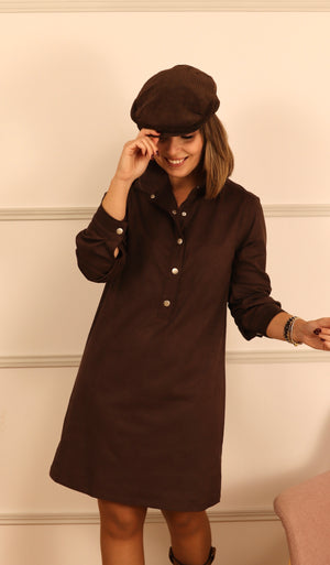 Vestido pele pêssego