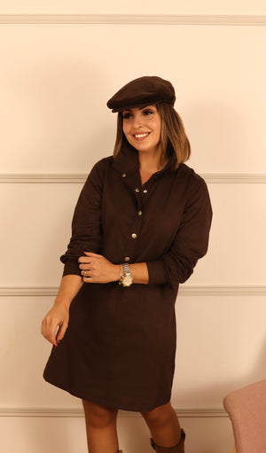 Vestido pele pêssego