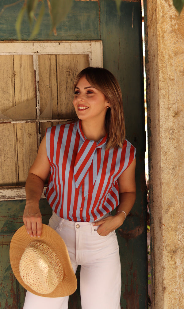Blusa "Brisa Coral"