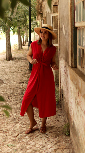 Vestido “Rojo Riviera”