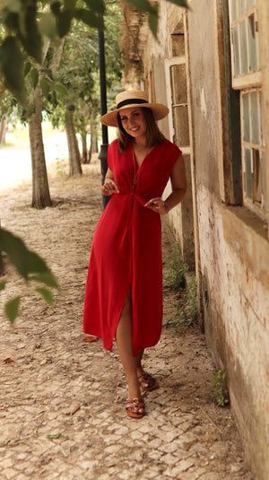 Vestido “Rojo Riviera”