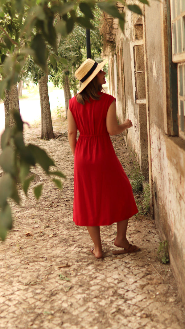 Vestido “Rojo Riviera”