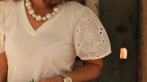 T-shirt “Jardim Branco”