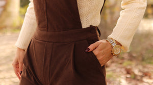 Jardineiras Bombazina