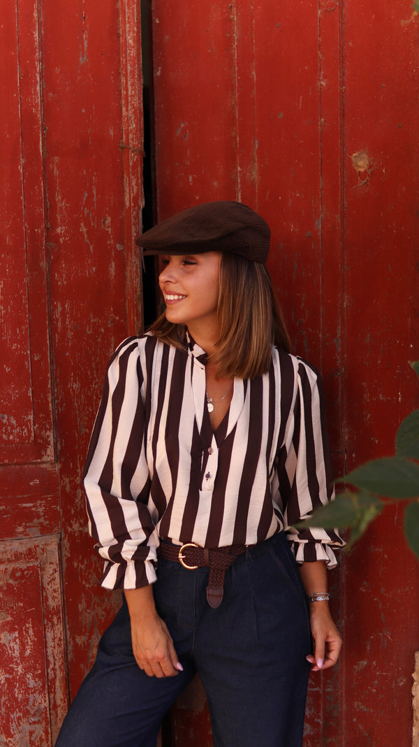 Blusa “Autumn Stripes”