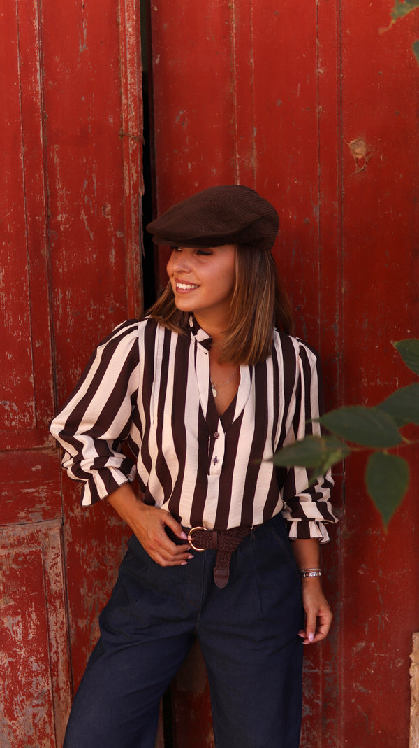 Blusa “Autumn Stripes”