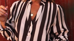 Blusa “Autumn Stripes”