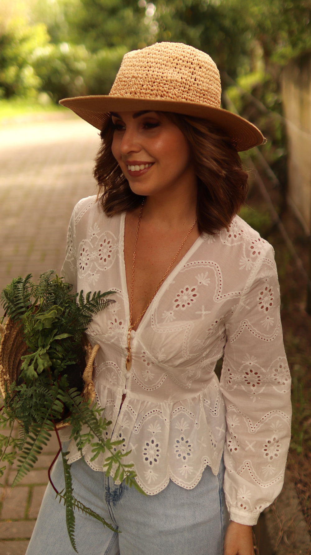 Blusa "Luz do Jardim"