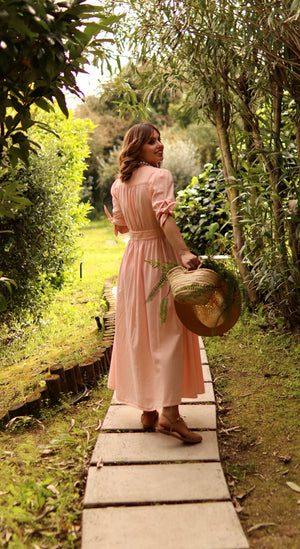 Vestido "Brisa de melocotón"