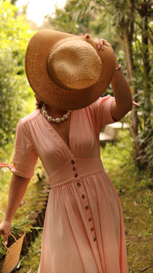 Vestido "Brisa de melocotón"